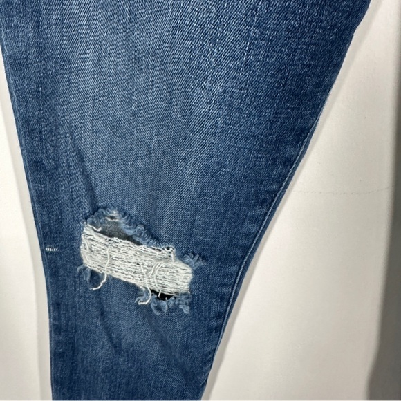 Frame Le High Skinny Jeans Size 30 Distressed Stretch Medium Wash - Picture 4 of 7
